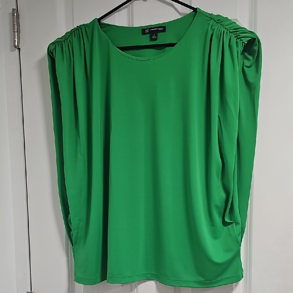 DKNY Vibrant Green Women's Blouse